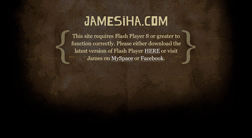 JamesIha.com - Get Flash